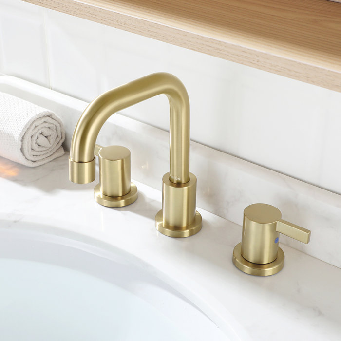 Parlos Home Widespread Bathroom Faucet with Drain Assembly & Reviews